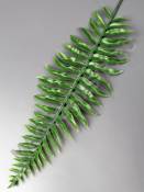 Лист папоротника лесного  пластм зеленого 30/48см (зел св-зел)