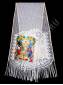 Рушник на крест кружевной с фотопечатью 120см*30см