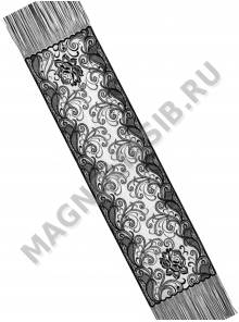 Шейник кружевной с бахрамой 40*200 см