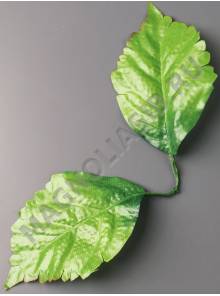 Лист Хризантемы двойной шелк 12/28см