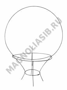 Каркас мет. Корзина Гнездо большое (пров.3мм) выс.70/80см ш.60см