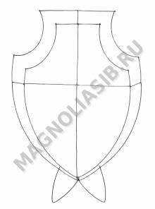 Каркас мет. Щит (пров.3,8мм) выс.100/130см ш.76см
