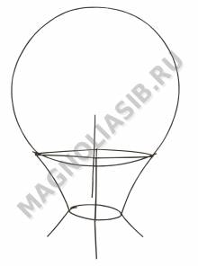 Каркас мет. Корзина Гнездо малое (пров.3мм) выс.60/65см ш.45см