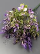 Букет зелени ассорти пластмас. 5гр 32см (бел-зел сир борд)