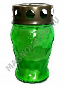 Лампада стеклянная залитая 10 см.