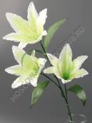 Ветка лилии 3 цветка 75см микс (крас сир перс роз лайм)