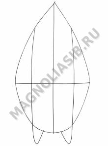  Каркас мет. Капля с 4-мя перемыч. (пров.3,5мм) выс.120/130см ш.70см
