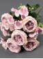 Букет роз пионовидных с добавками 10гр 47см (бел мал-пеп свек св-сир роз-пеп)
