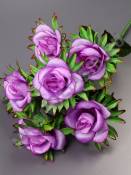 Букет роз на листе 6гр 54см (микс)