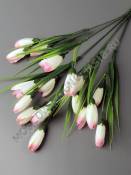 Москва.Букет крокусов с травкой 3цв.6гр 40см (оран)