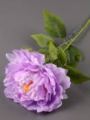 Ветка пиона 70см (бел крас роз борд жёл сир)