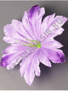 ***Колокольчик ажурный атлас 1сл 15см без тычинки (чай лайм св-сир)(тычинка см.2260)