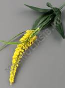 Ветка колосок посыпанный 35см (бел роз сир гол жел)