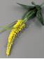 Ветка колосок посыпанный 35см (бел роз сир гол жел)