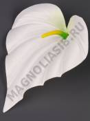 Калла атлас плотный 15см без пестика (бел крас гол жёл сир) (пестик см 2212) 