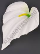 Калла атлас плотный 15см без пестика (бел крас гол жёл сир) (пестик см 2212) 