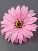 ***Гербера хлопок 2сл 13см (крем роз)