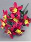 Букет орхидей 7гр 43см  (жел б-роз роз крас борд фиол)