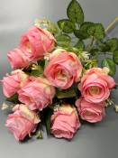 Букет Голландских бутонов роз 9гр 50см (бел крас свек роз бел-роз сир)