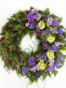 Венок траурный "Круг большой" выс.80/110см ш.87см 