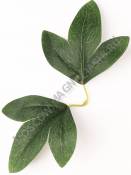 Лист пиона двойной хлопок 22см 