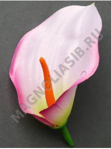 ***Калла Белокрыльник 10см без пестика (роз оран) (пестик см 2206,2212)