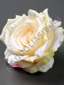 Роза крупная высокая декоративная с пеной  12см (крас крем роз сир)