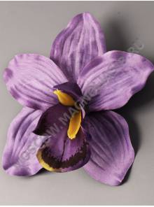  Орхидея хлопок 16см (бел бел-мал  виш жел пеп-розы сирен)