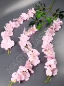 Ветка глицинии с большими соцветиями 1,1м (бел роз)