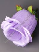  Бутон розы атлас 2сл 10 см (бел крас жёл сир роз перс лайм микс)/К