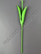 Стебель для тюльпана мягкий пластик 34см