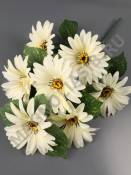 ***Букет гербер 7гр 47см (бел крем жёл роз крас сир)