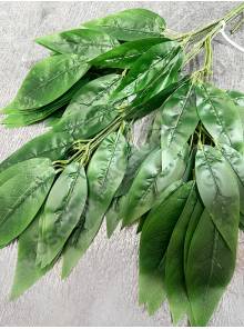 Ветка манго 3 ветки зеленая эконом 70см