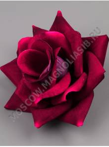 Роза бархатная цветная Осирия 5сл 14см (бел син борд сир желт микс)/К