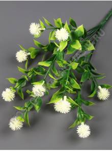 Букет шариков с травкой  7гр 14 шариков 33см (бел лайм роз крас фиол жел)