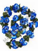 Лиана-цепочка с васильками  30 цветков 1.85м (микс)