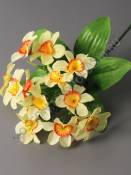 АКЦИЯ Букет нарциссов 14 цветочков 25 см микс