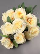 Букет роз Фиджи 11гр 50см(бел крас син борд крем перс сир)