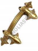 Ручка для гроба Лилия металлизированное золото