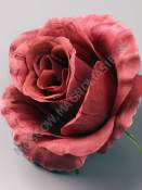 Роза декоративная Джелато хлопок 6 сл. 12см. (бел кр-зел марс роз пепел-роз микс)/К