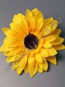 Подсолнух  хлопок 5сл 17см (жел оранж)