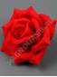 Роза бархатная 4сл 15см (красн)