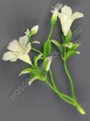 Добавка для композиций тройная с пластм. колокольчиками 13см (бел сир крас)