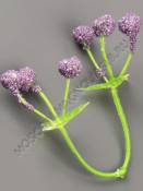 Добавка пластмас. веточка посыпных шариков 7см (бел сир роз желт)