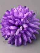 ***Хризантема кудрявая 5 сл 13см (бел син фио крем желт роз)