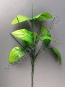 Москва***Нога для букета с листом розы 7гр 30см