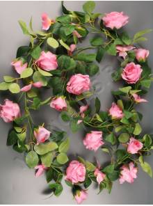 Лиана флористическая с розами 2,0м (бел борд роз)