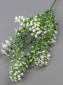 Москва Ветка мелкоцвета 5 соцветий пластмас. 32см (роз)