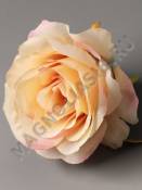 Роза круглая 7,5см шелк (борд лим перс роз-зел чайн сир)