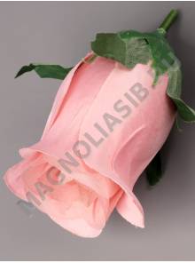 Бутон розы сатин 3сл 10см (бел кр борд перс п-роз роз микс)/К